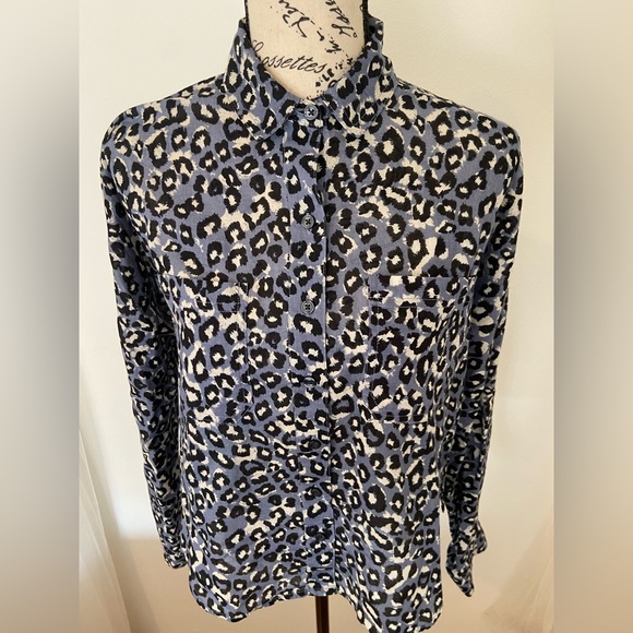 BDG Leopard Print Button Down Shirt - Picture 6 of 16